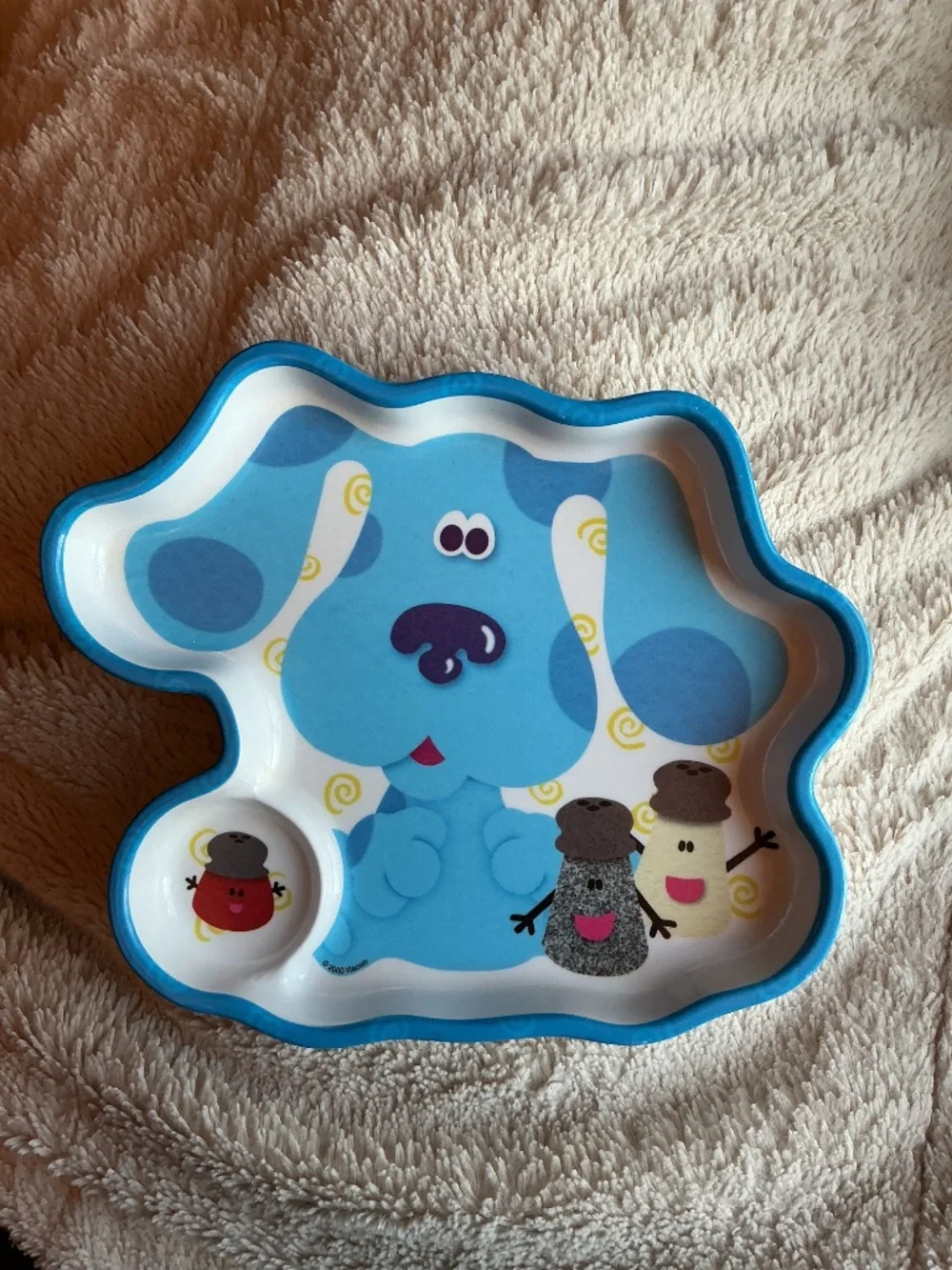 Blues Clues Plate Vintage 2000 Melamine 3D Shape Zak Mr Salt Mrs Pepper Paprika